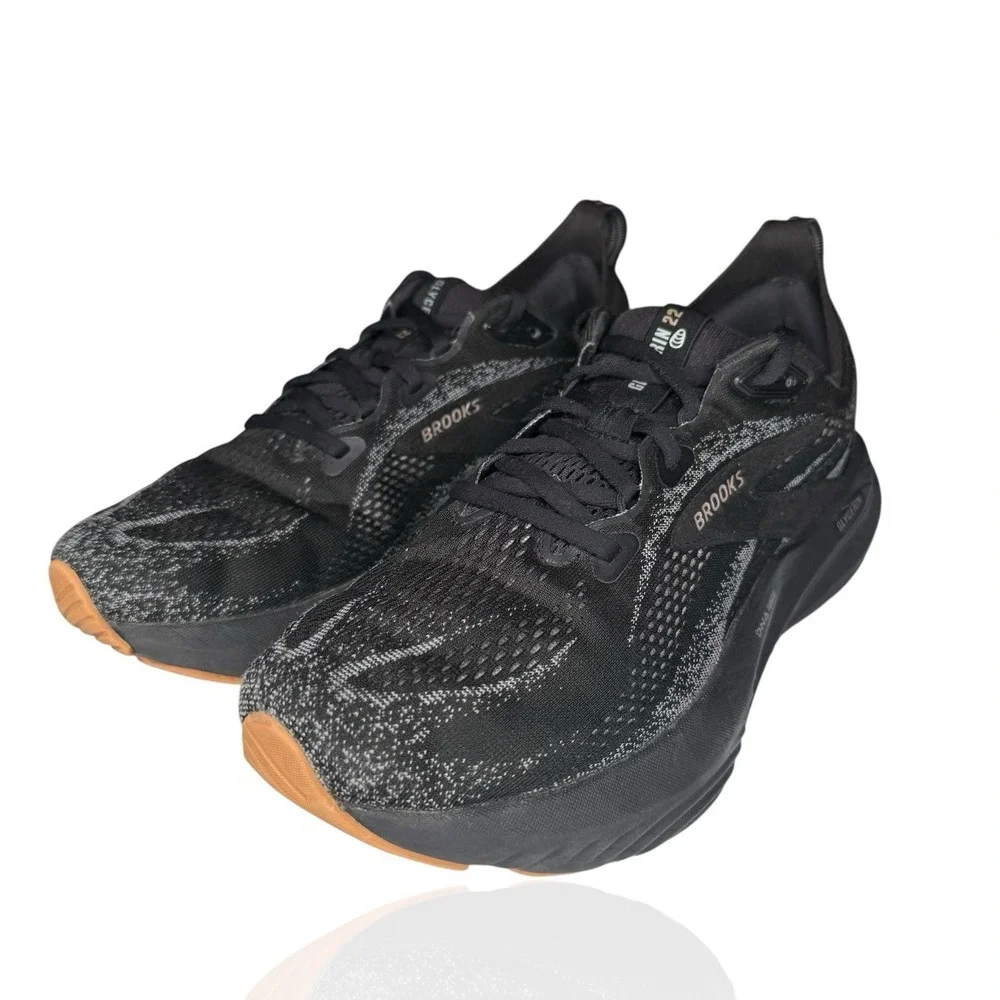 Brooks Glycerin 22 Mens Size‎ 8 Black Athletic Running Walking Shoes Sneakers